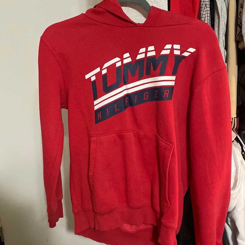 Tommy Hilfiger red hoodie
